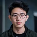 王梓轩头像，国产自拍技术总监，戴眼镜理工男形象